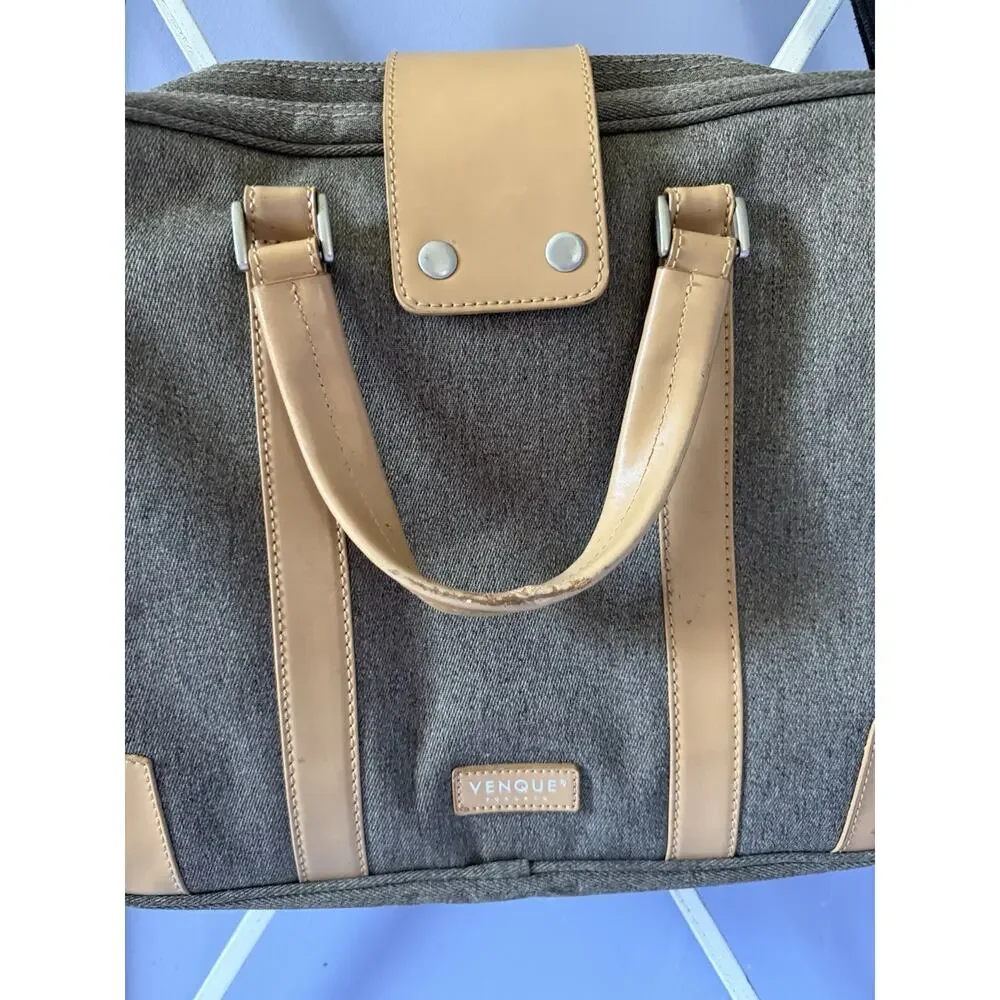 Venque Toronto Messenger Bag Grey University Academia